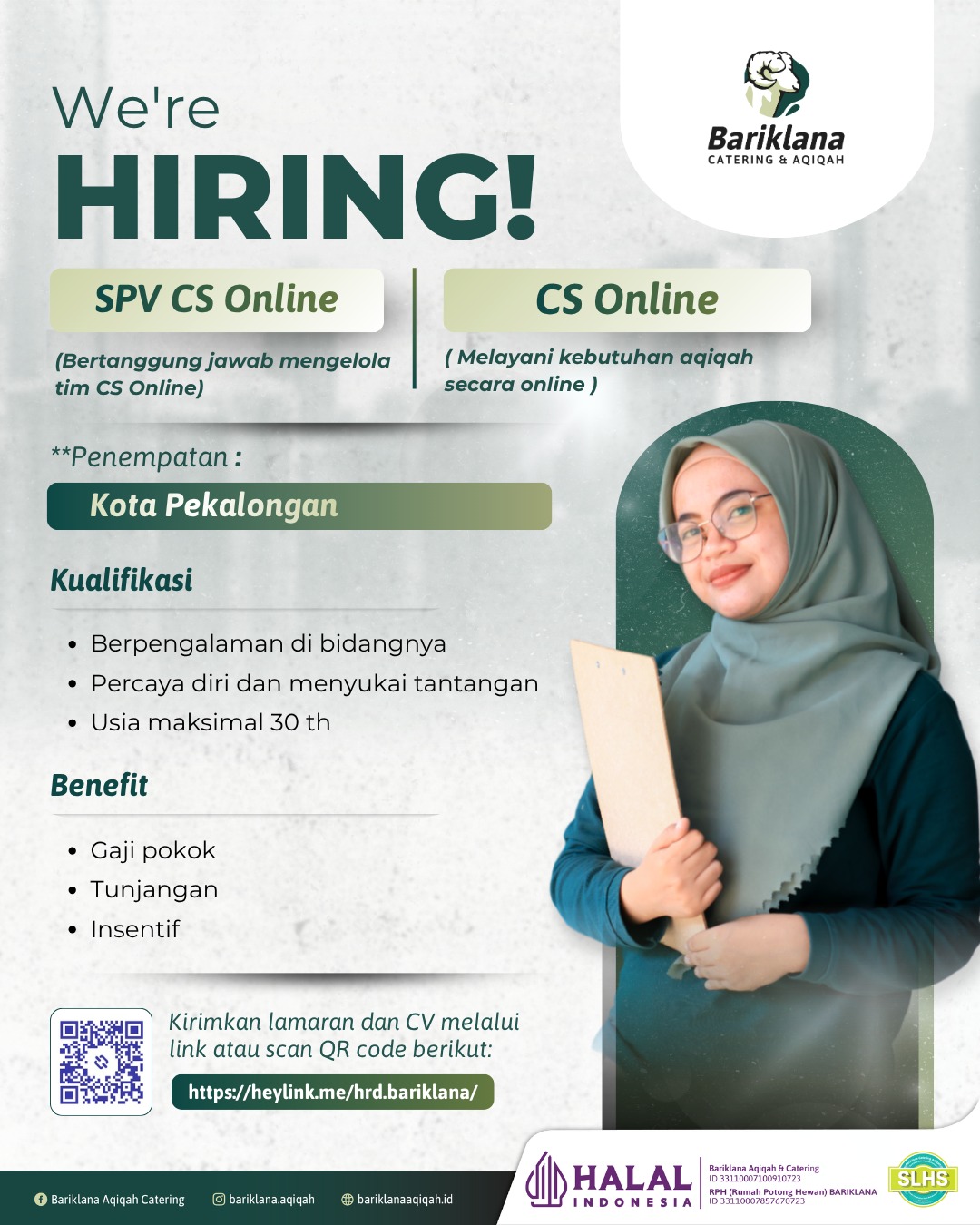 SPV Customer Service (CS) Online dan CS Online